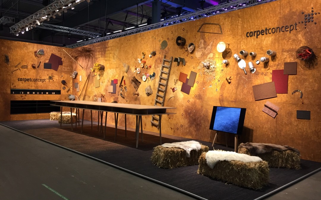 Messestand Carpet Concept Stockholm Furniture & Light Fair 2018